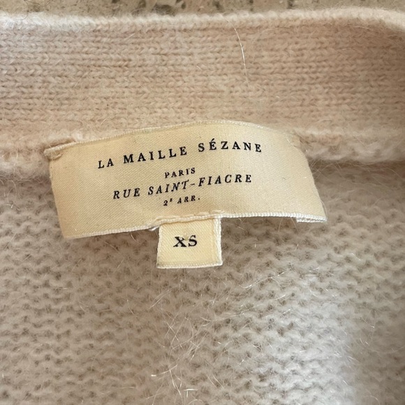SEZANE Mia Mohair Wool Blend Cardigan - Picture 5 of 9